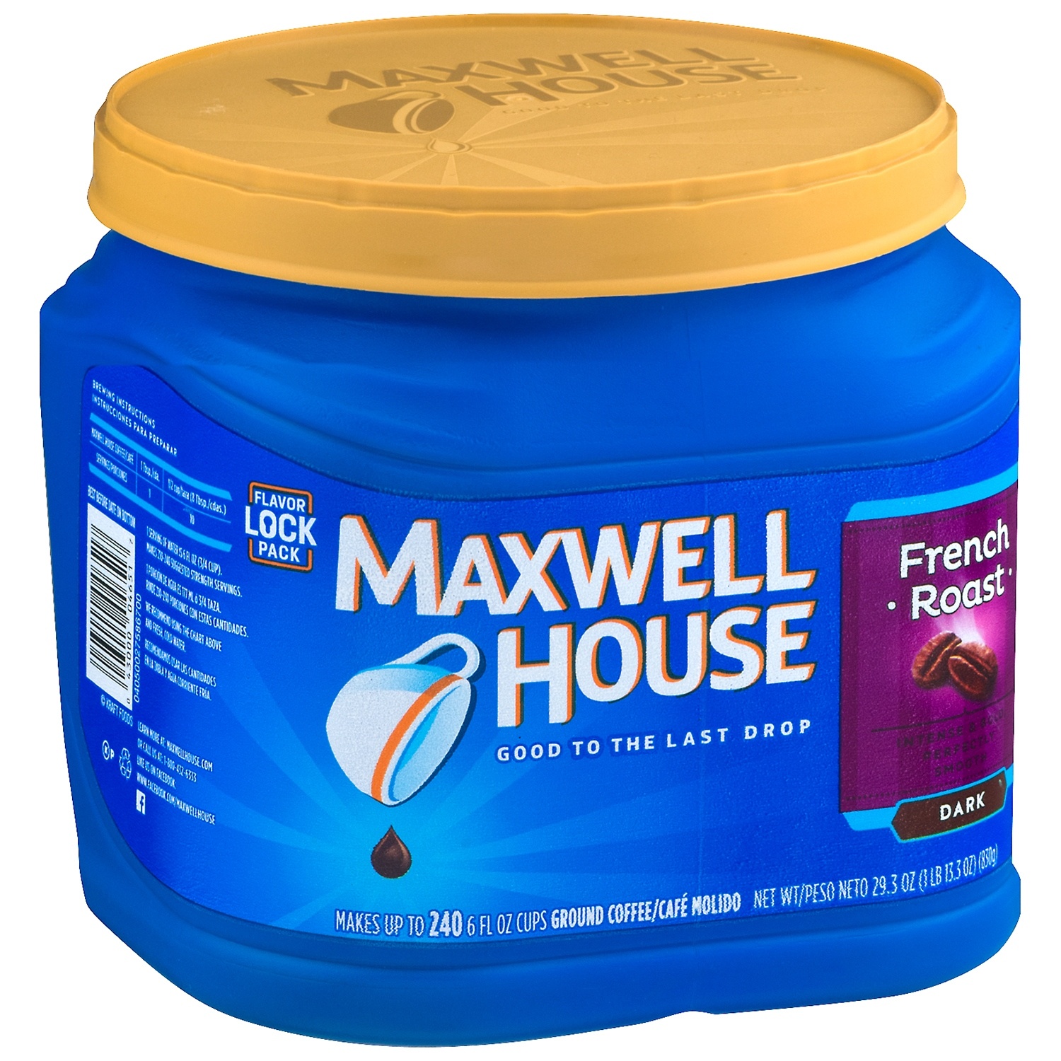 slide 1 of 1, Maxwell House Dark Roast French Roast Ground Coffee - 33 oz, 33 oz