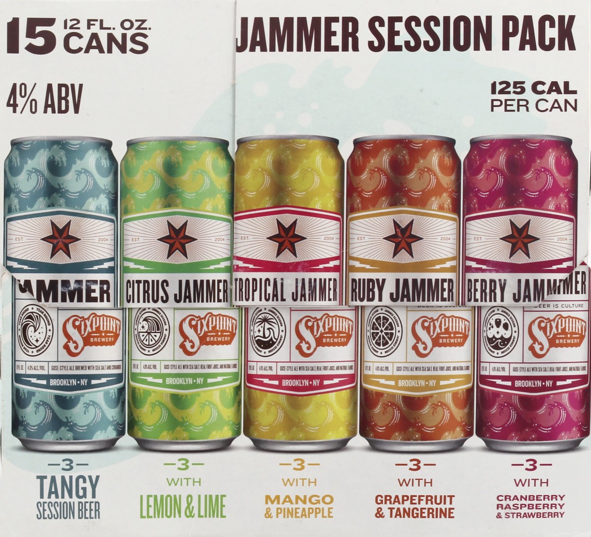 slide 3 of 11, Sixpoint Brewery Jammer Session Variety Pack, 12 oz