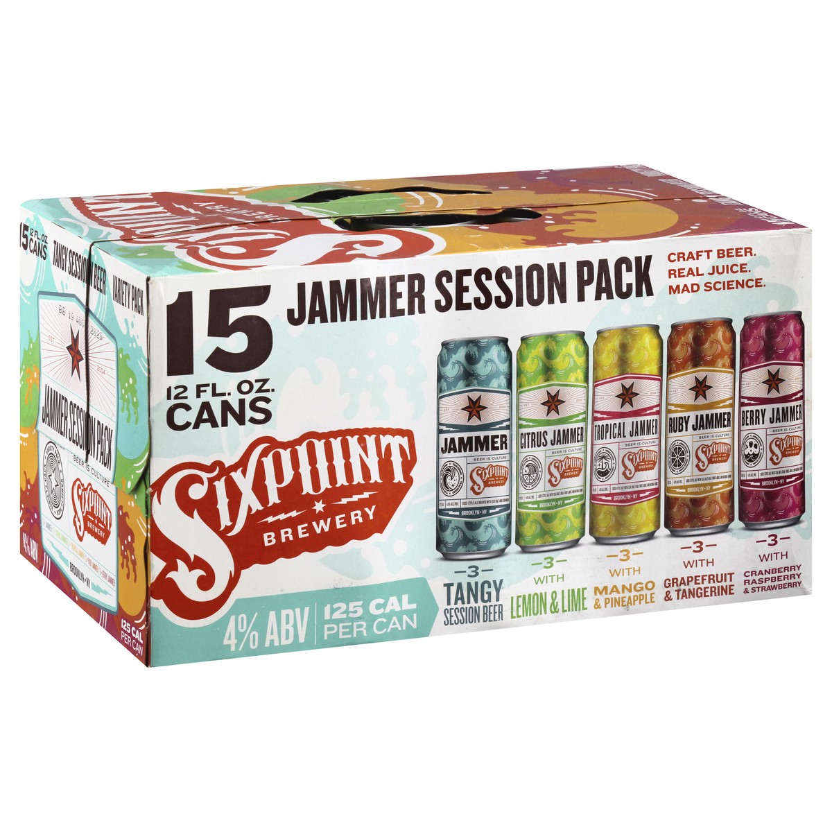 slide 5 of 11, Sixpoint Brewery Jammer Session Variety Pack, 12 oz