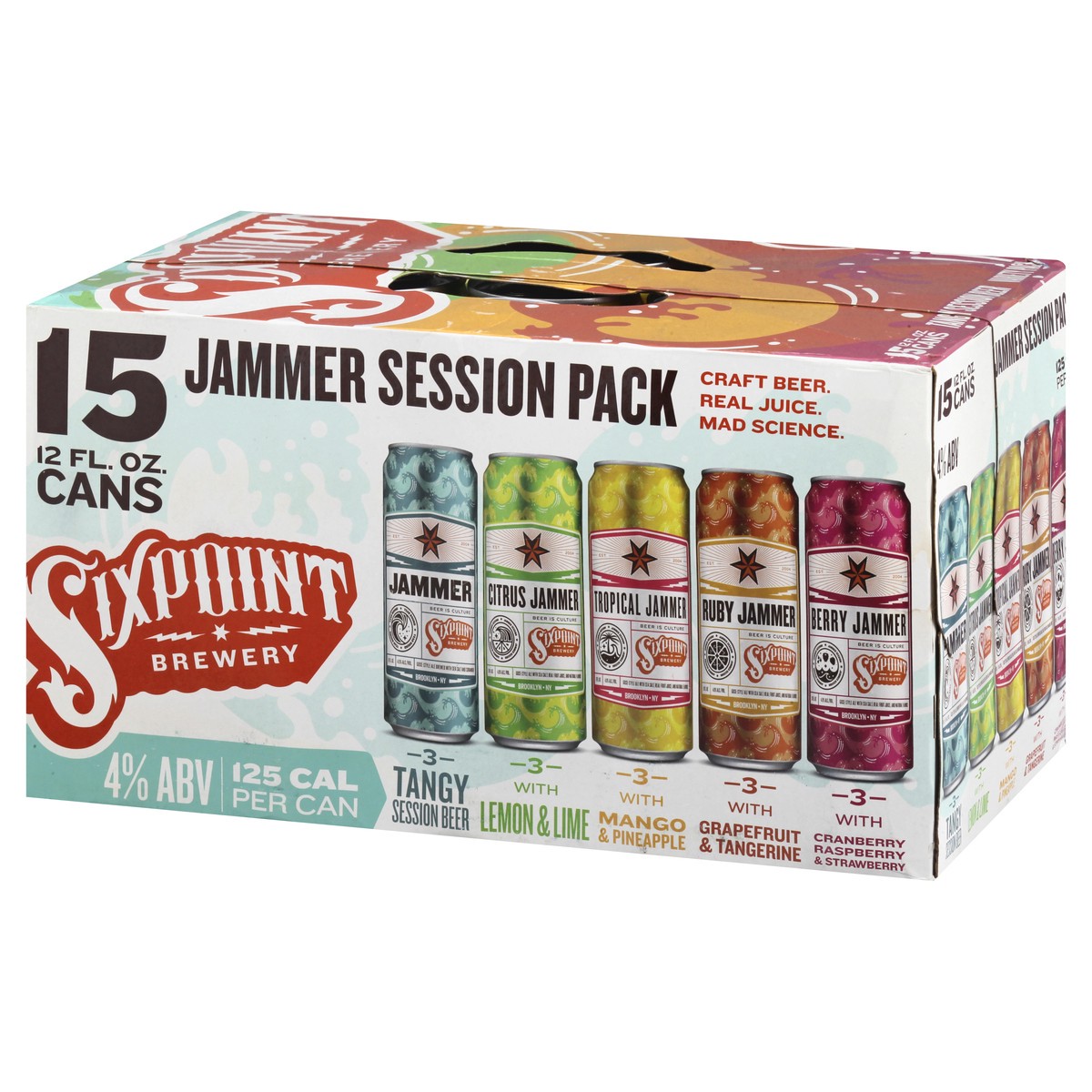 slide 11 of 11, Sixpoint Brewery Jammer Session Variety Pack, 12 oz