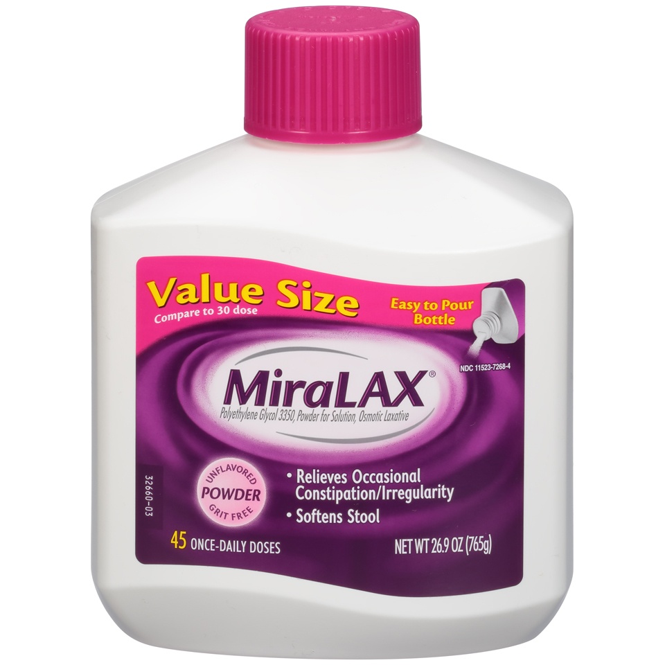 slide 1 of 6, MiraLax Laxative 26.9 oz, 26.9 oz