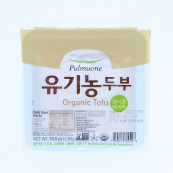 slide 1 of 1, Pulmuone Pmo Organic Tofu-Silken, 14 oz