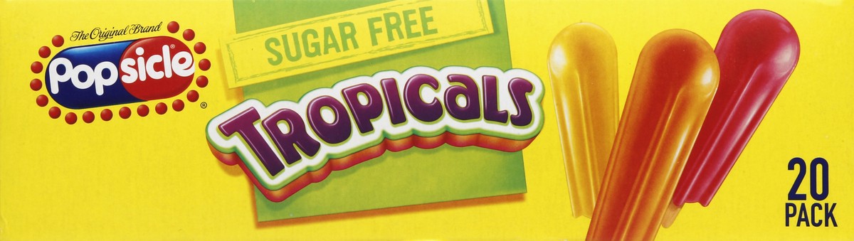 slide 3 of 6, Popsicle Tropicals Sugar-Free Ice Pops, 20 ct