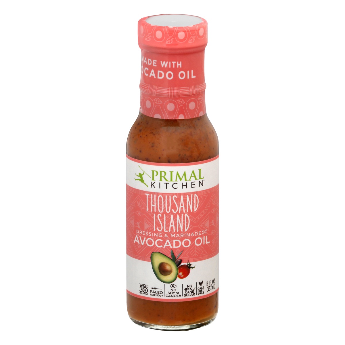 slide 1 of 1, Primal Kitchen Thousand Island Dressing & Marinade, 8 fl oz