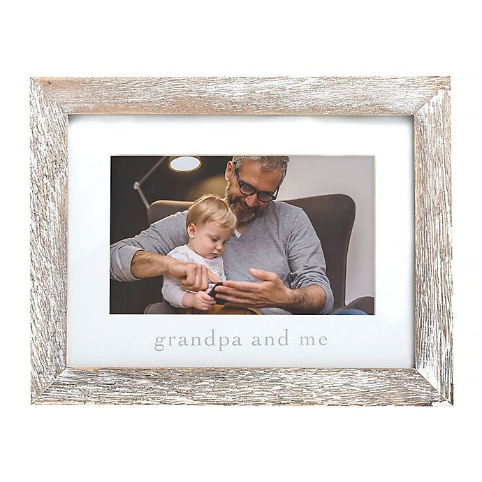 slide 1 of 3, Pearhead Grandpa'' Picture Frame - White'', 1 ct