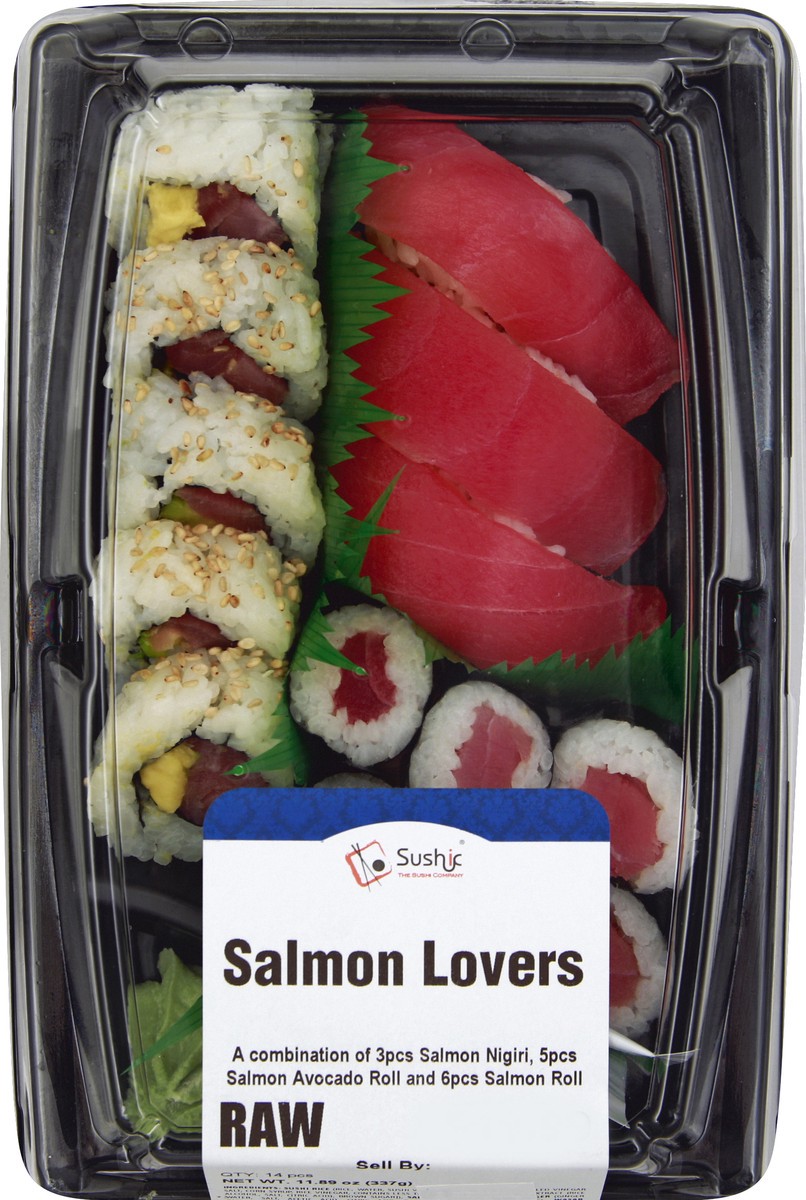 slide 1 of 2, Sushic Salmon Lovers 14 ea, 14 ct