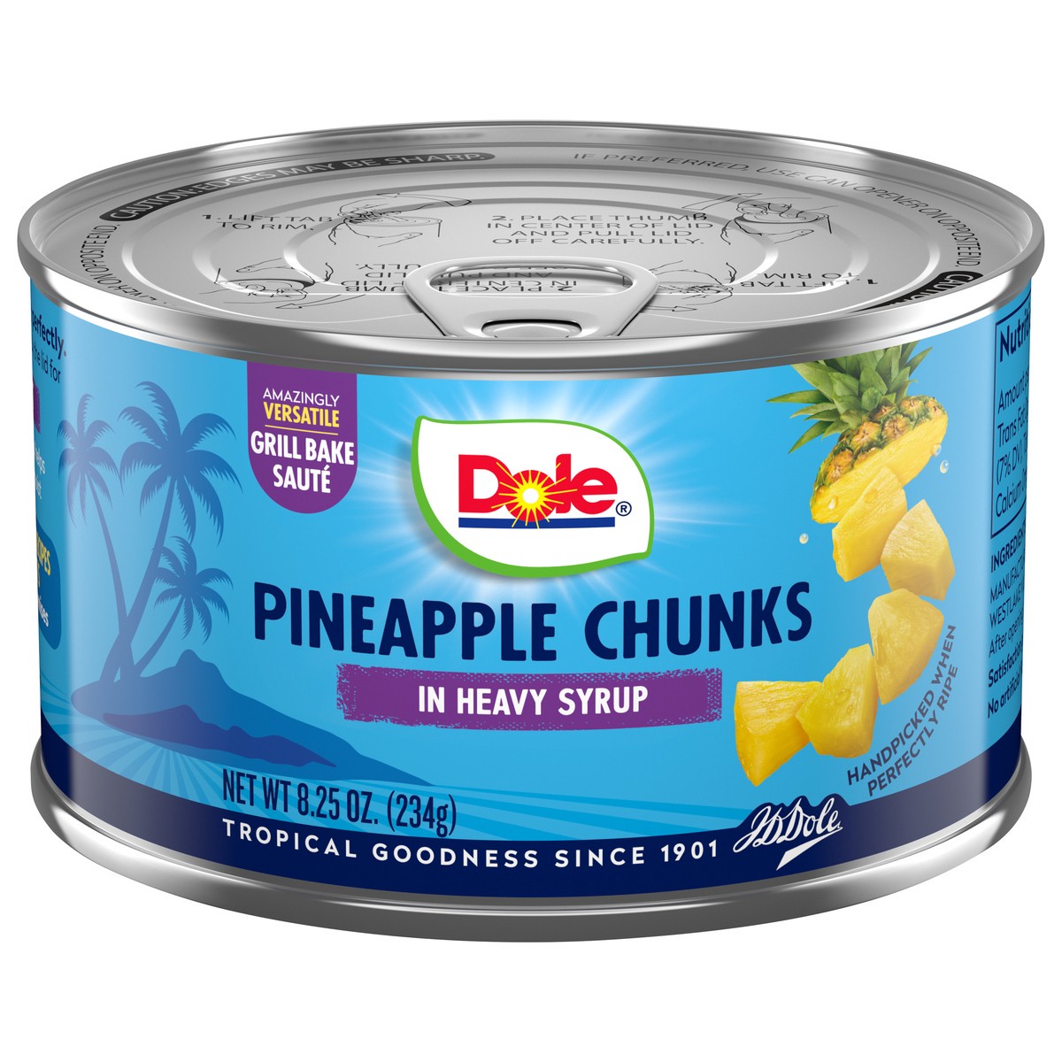 slide 1 of 9, Dole Pineapple Chunks Heavy Syrup 8.25Oz, 8.25 oz