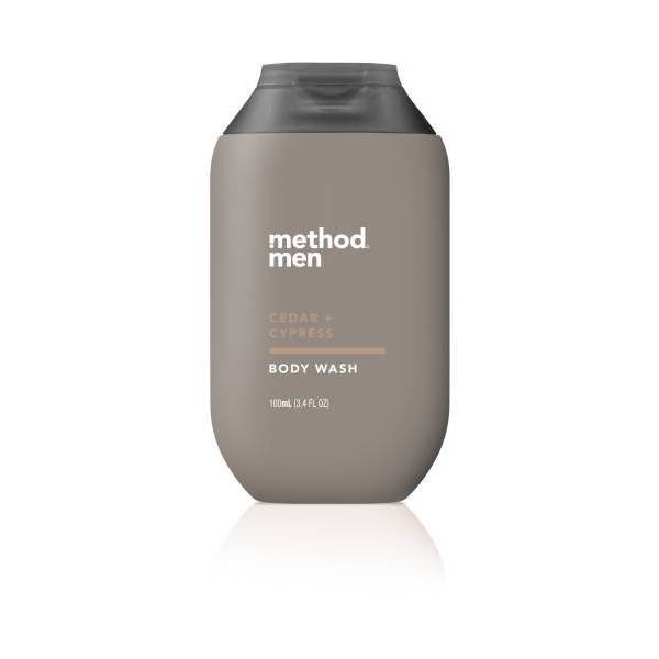 slide 1 of 2, method Cedar and Cypress Men's Trial Size Body Wash, 3.4 oz