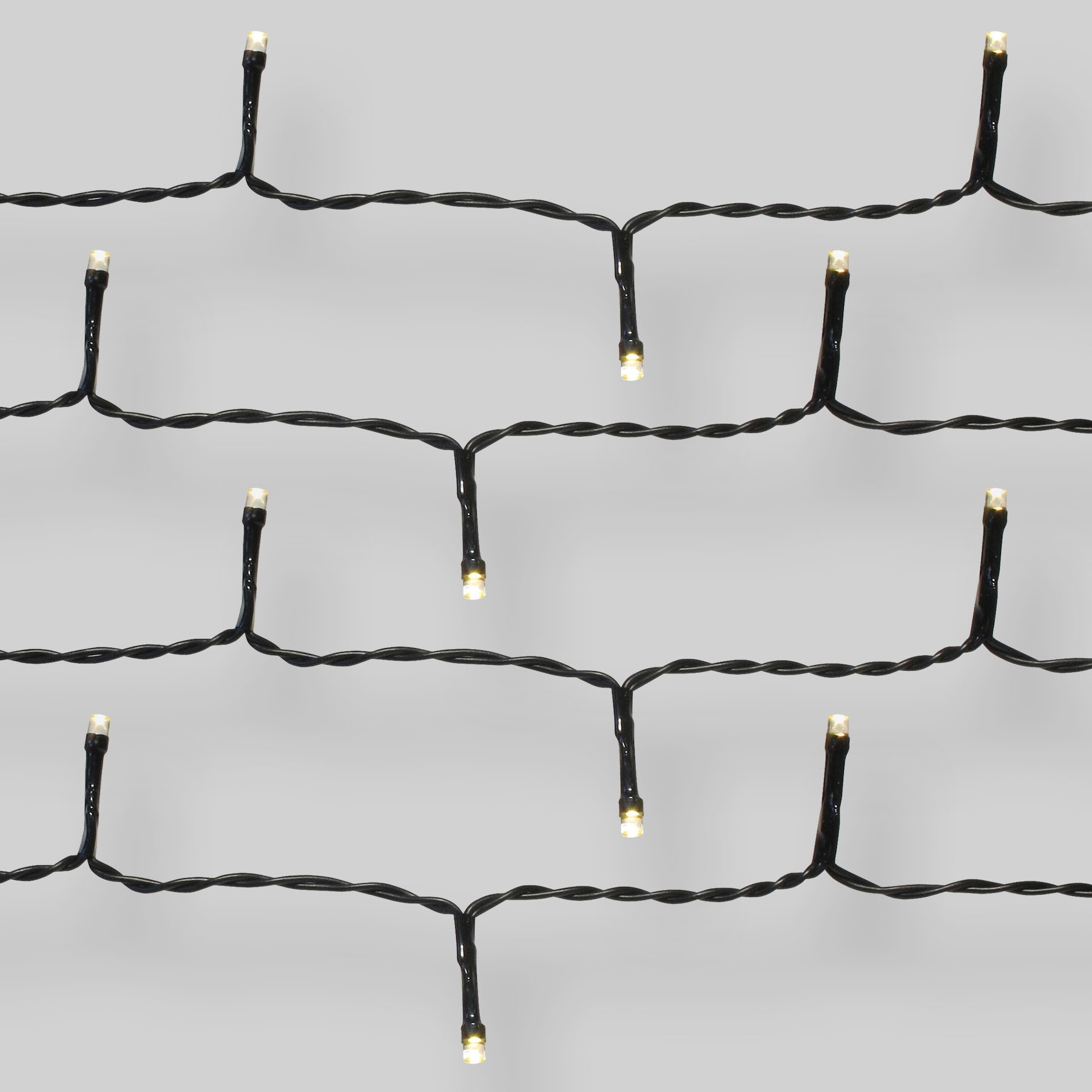 slide 1 of 2, 50ct Outdoor LED Euro String Lights Battery Operated Black Wire - Project 62, 1 ct