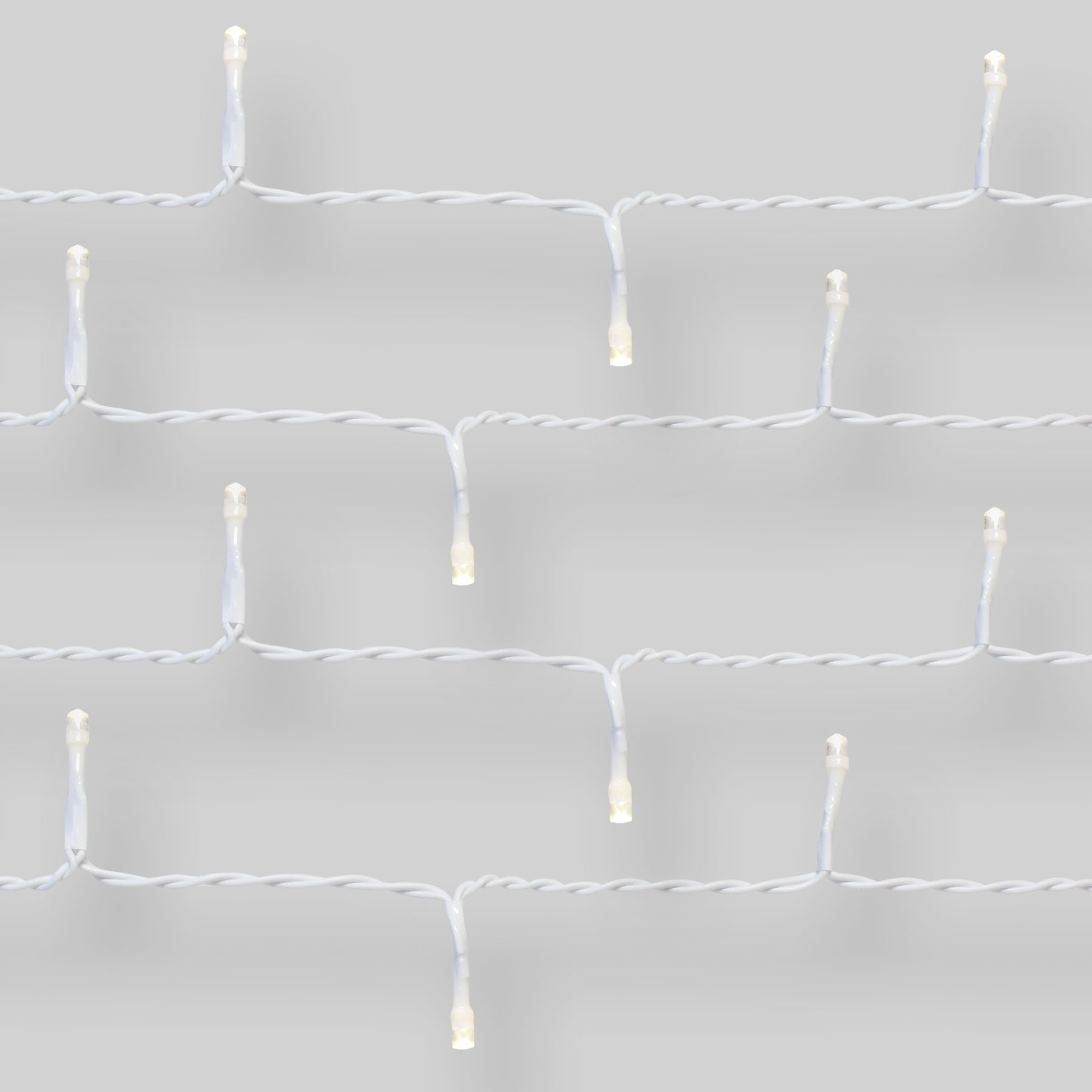 slide 1 of 2, 50ct Outdoor LED Euro String Lights Battery Operated White Wire - Project 62, 1 ct