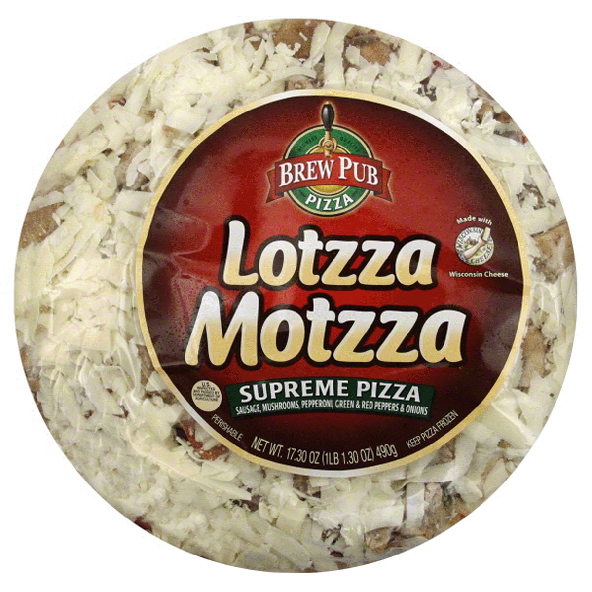slide 1 of 1, Brew Pub Lotzza Motzza Supreme Pizza 13.71 oz, 13.71 oz