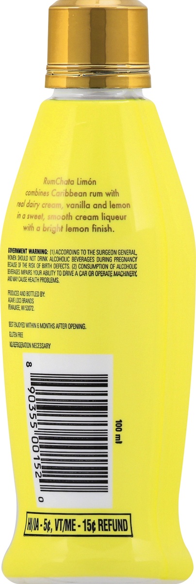 slide 8 of 8, RumChata Limon, 100 ml