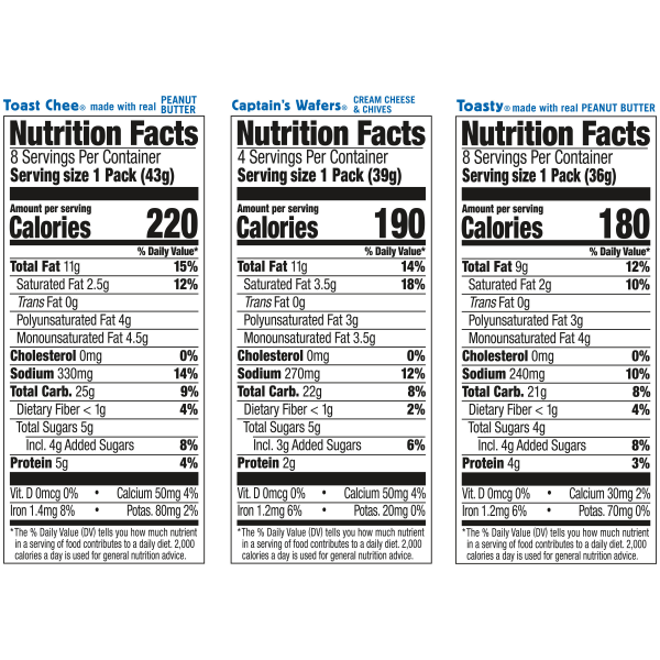 slide 15 of 25, Lance Sandwich Crackers, Variety Pack, 3 Flavors, 20 Individually Wrapped Packs, 6 Sandwiches Each, 20 ct