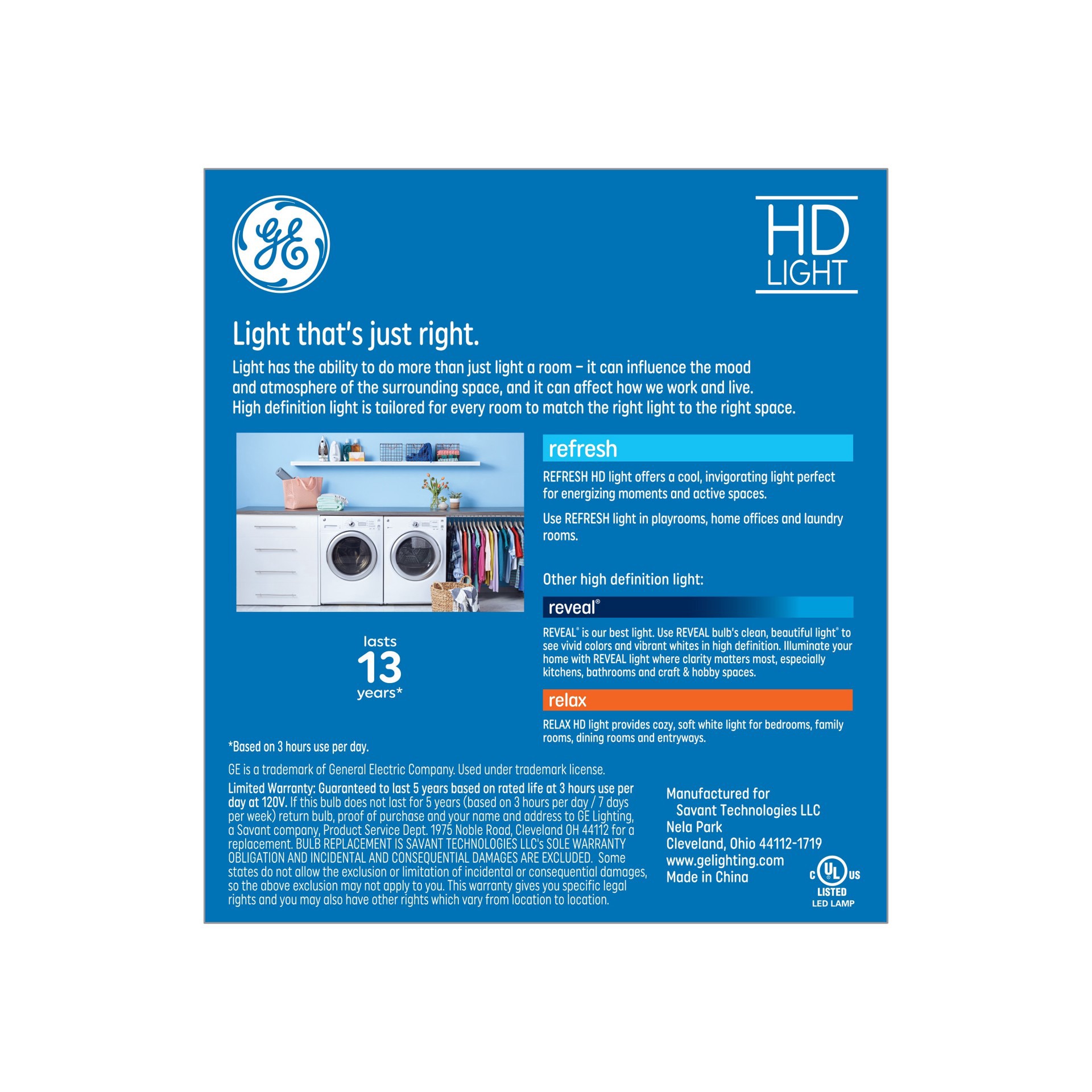 slide 2 of 6, GE Refresh HD LED 40W EQ Clear Decorative Candelabra Base Bent Tip Dimmable Light Bulb 3-Pack, 1 ct