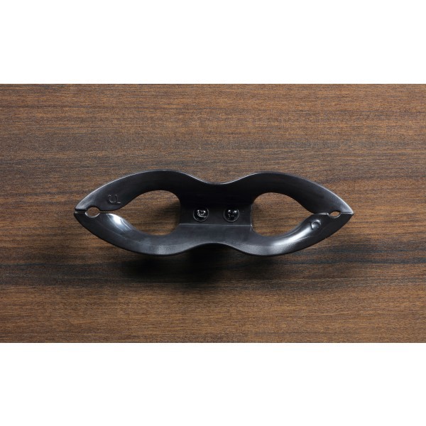 slide 7 of 10, Thomasville Alderbrook 60""W L-Shaped Corner Desk With Integrated Power Outlet, Walnut/Matte Black, 1 ct