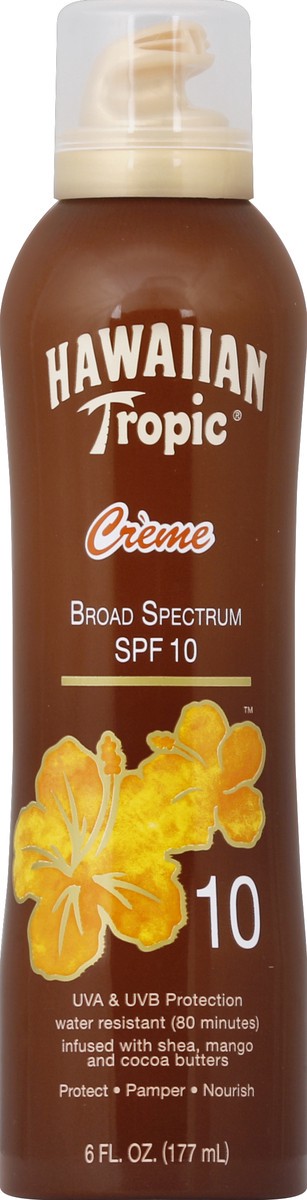 slide 2 of 3, Hawaiian Tropic Creme Lotion 10 Uvb/Spf Tanning, 6 fl oz