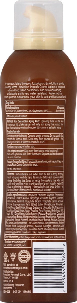 slide 3 of 3, Hawaiian Tropic Creme Lotion 10 Uvb/Spf Tanning, 6 fl oz