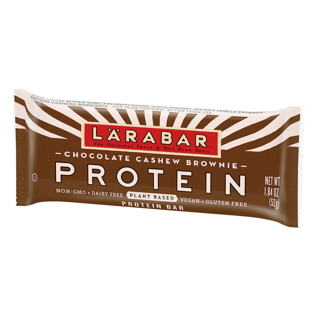 slide 12 of 12, LÄRABAR Gluten Free Chocolate Cashew Brownie Protein Bar 1.84 oz, 1.84 oz