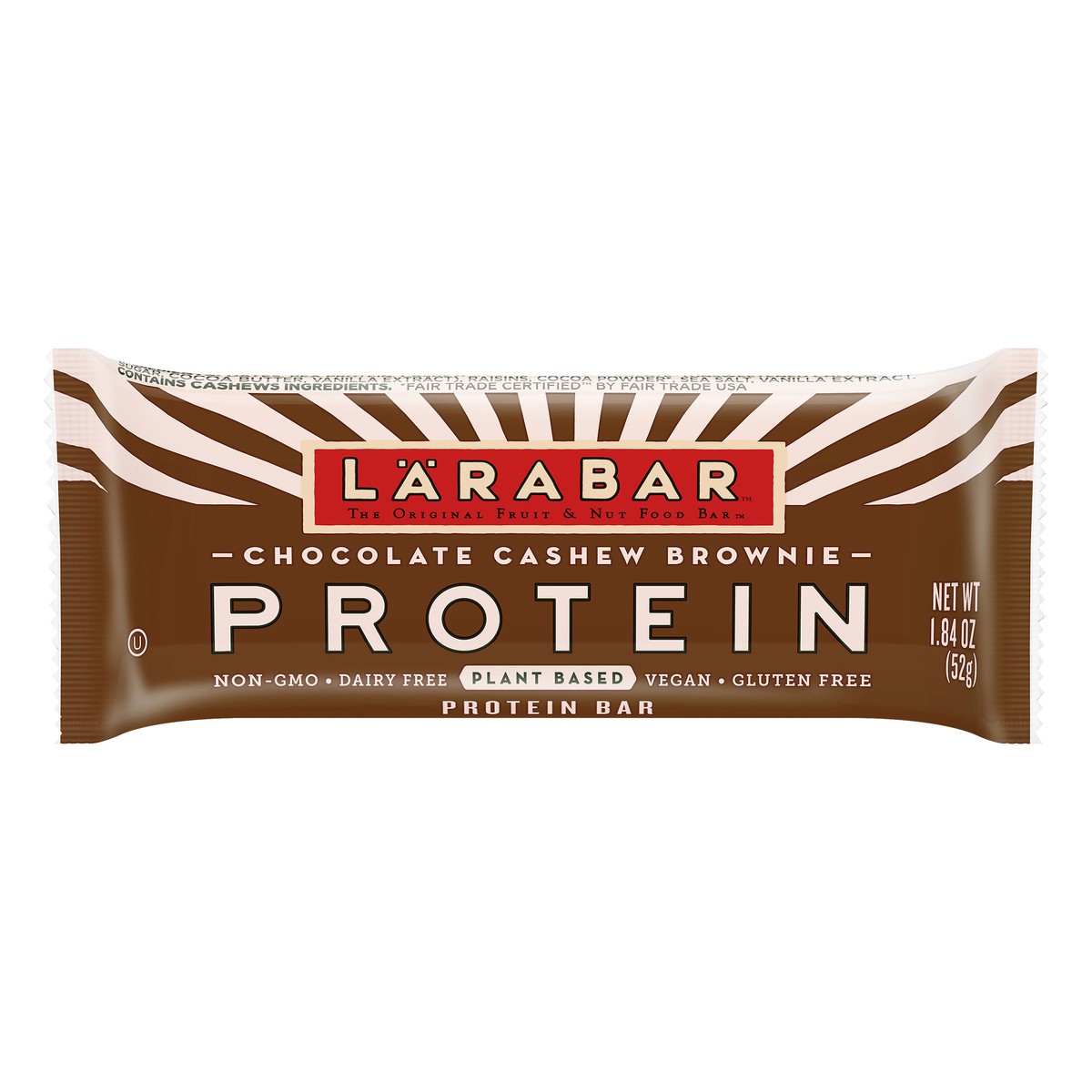 slide 1 of 12, LÄRABAR Gluten Free Chocolate Cashew Brownie Protein Bar 1.84 oz, 1.84 oz