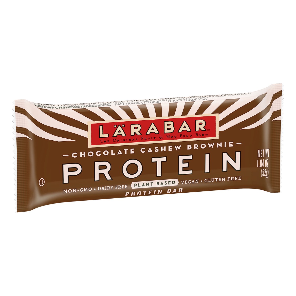 slide 11 of 12, LÄRABAR Gluten Free Chocolate Cashew Brownie Protein Bar 1.84 oz, 1.84 oz