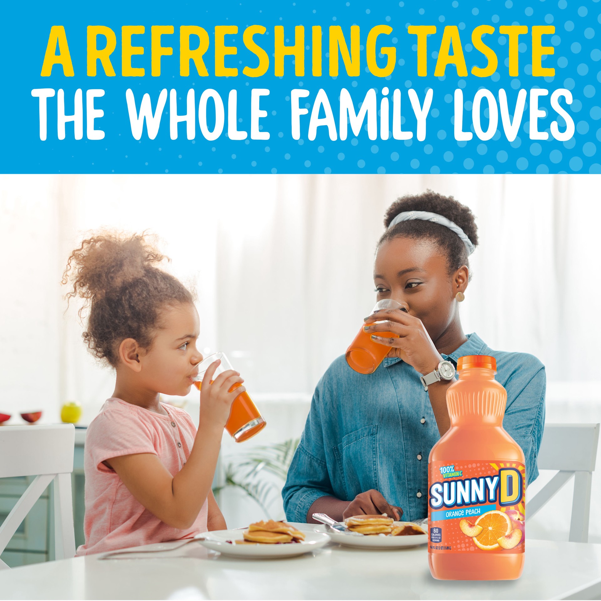 slide 2 of 5, SUNNYD Orange Peach Juice Drink- 64 oz, 64 oz