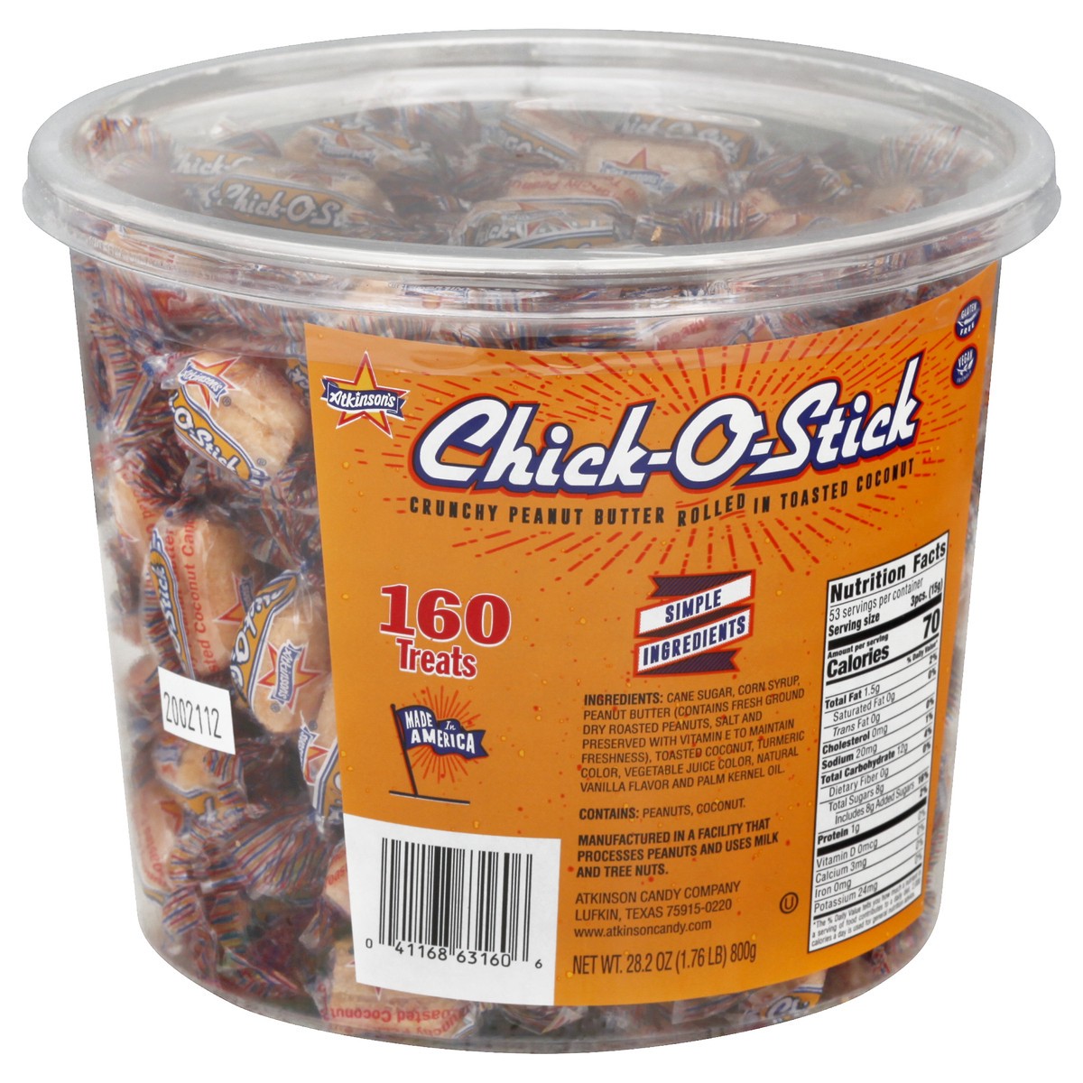 slide 4 of 9, Chick-O-Stick Candy 160 ea, 160 ct