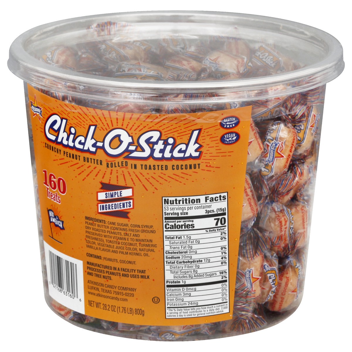 slide 6 of 9, Chick-O-Stick Candy 160 ea, 160 ct