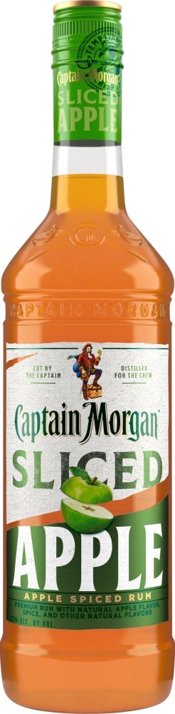 slide 1 of 1, Captain Morgan Sliced Apple Spiced Rum Bottle, 750 ml