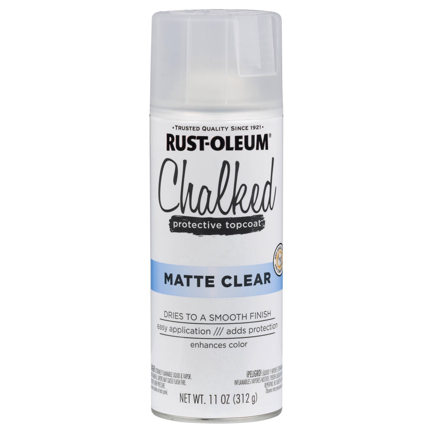 slide 41 of 51, Rust-Oleum 12oz Chalked Ultra Matte Spray Paint Clear Topcoat, 12 oz