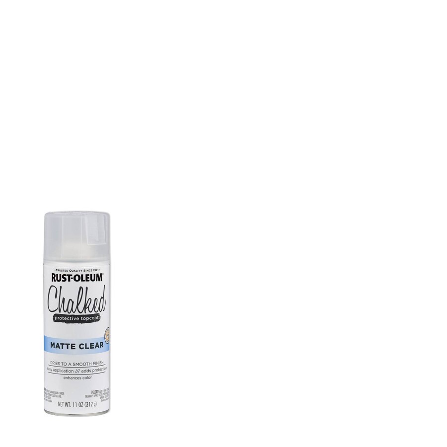 slide 9 of 51, Rust-Oleum 12oz Chalked Ultra Matte Spray Paint Clear Topcoat, 12 oz