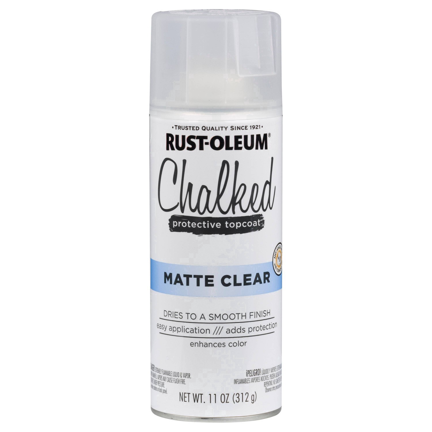 slide 10 of 51, Rust-Oleum 12oz Chalked Ultra Matte Spray Paint Clear Topcoat, 12 oz