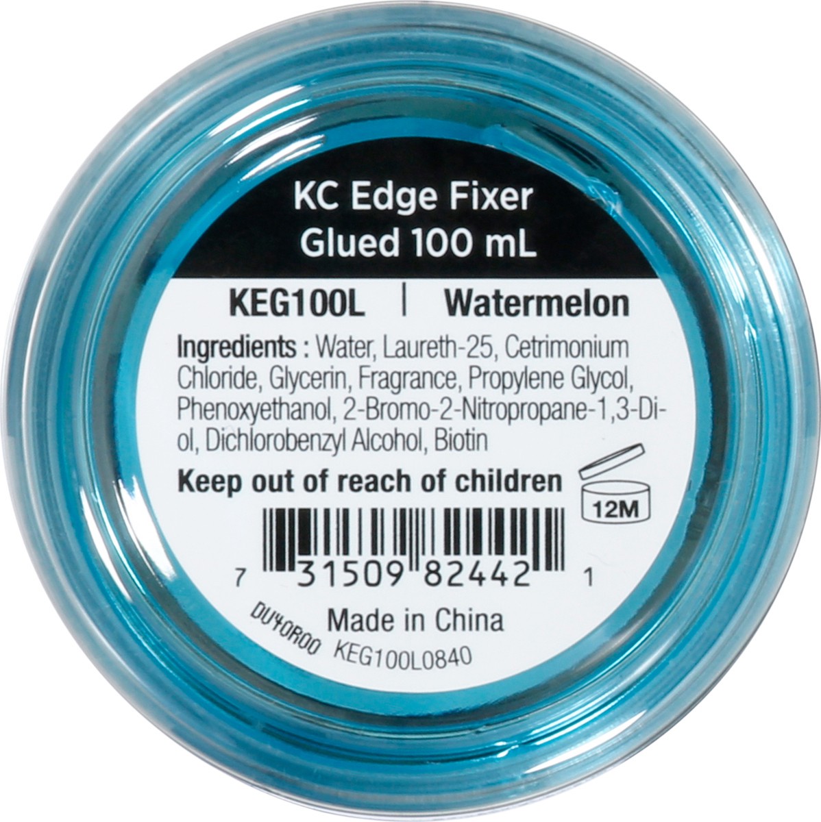 slide 12 of 12, Kiss Edge Fixer Glued Maximum Hold Watermelon 3.38 fl oz, 3.38 fl oz