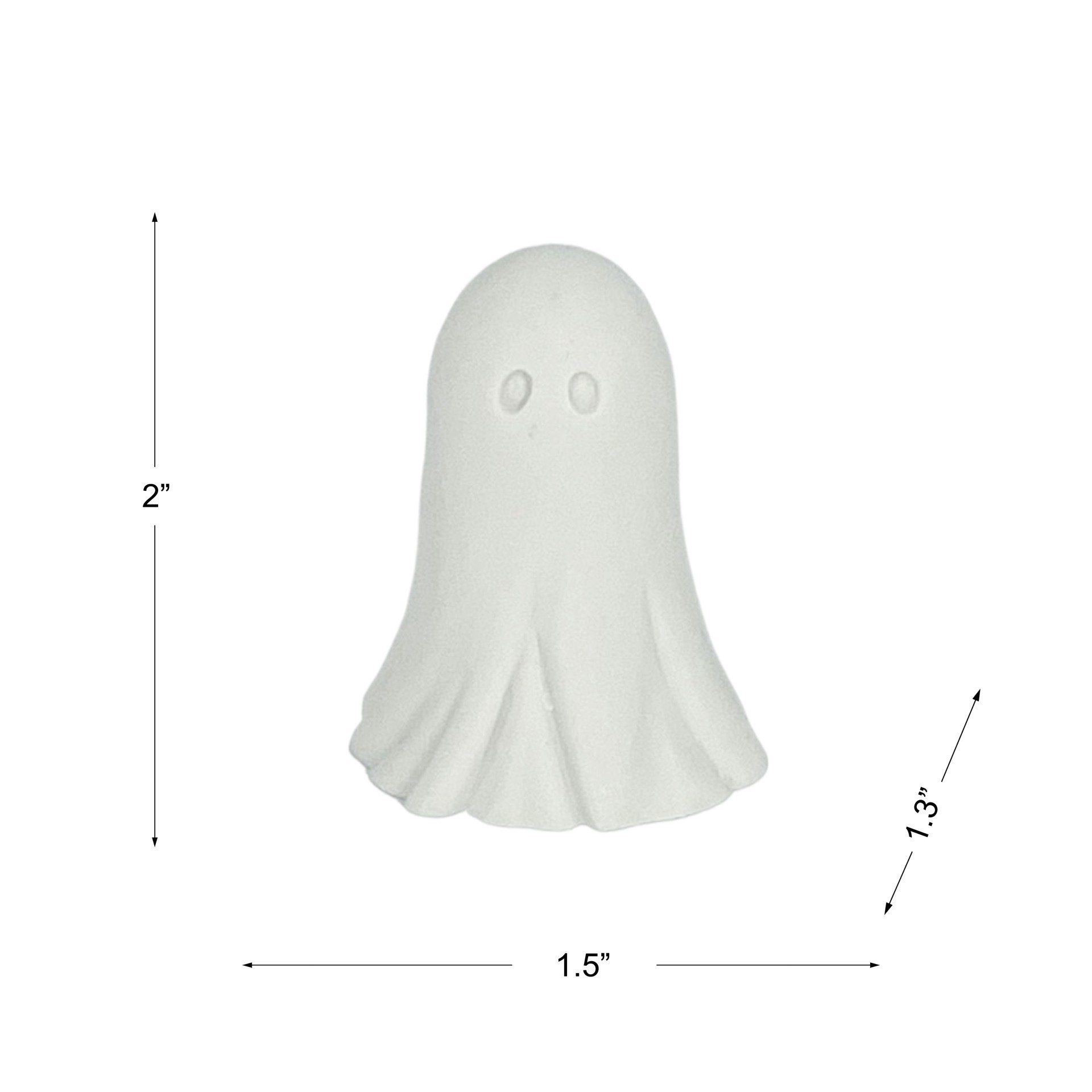 slide 3 of 8, 2" Diy Resin Decor Ghosts, 12ct. By Make Market, 12 ct