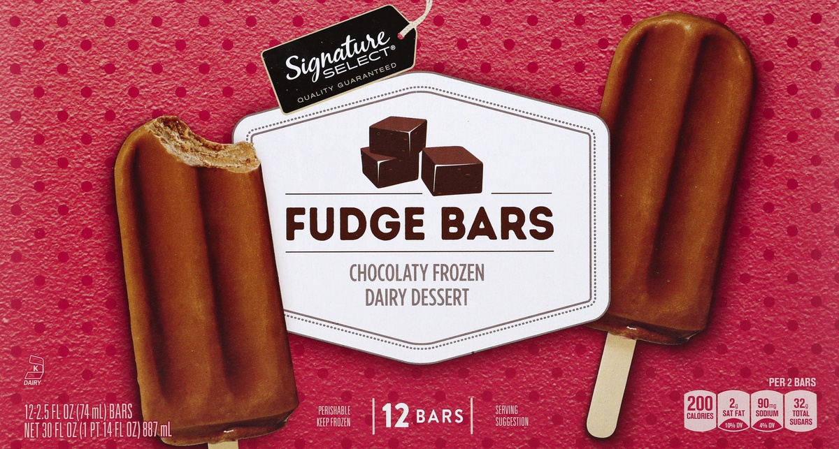 slide 2 of 4, Lucerne Dairy Farms S Sel Ice Cream Bars Fudge, 12 ct; 2.5 fl oz