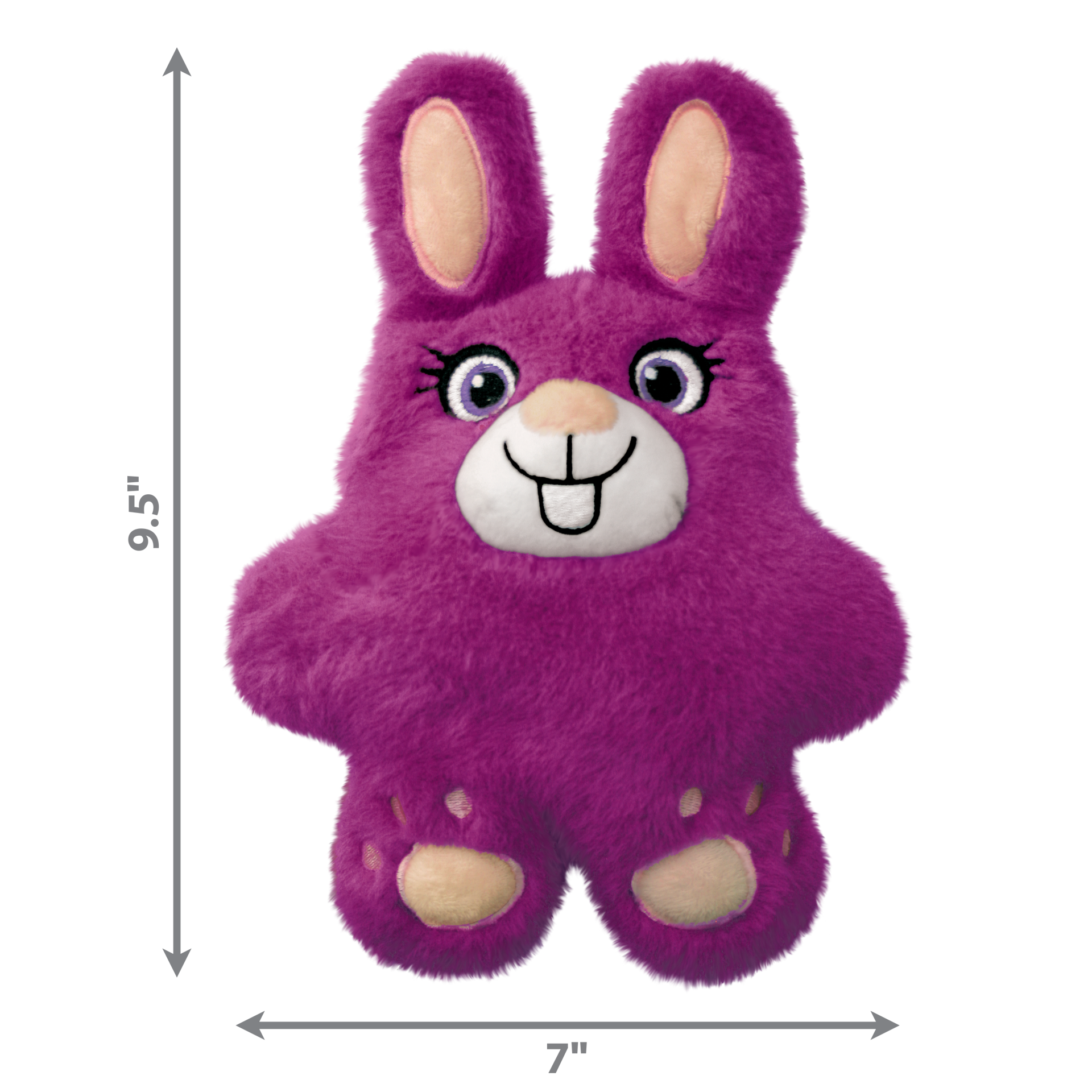 slide 3 of 4, Kong Snuzzles Bunny Med Dog Toy, 1 ct