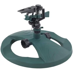 Melnor Pulsating Sprinkler With Weighted Base - Green - Melnor