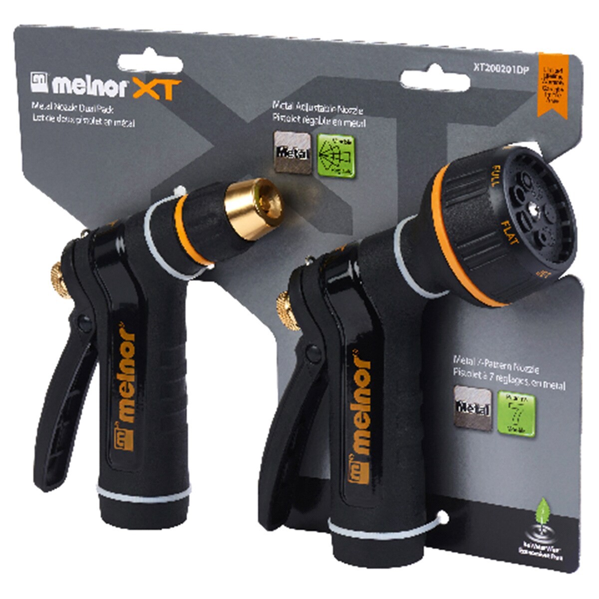 slide 1 of 1, Melnor Metal Nozzles, 2 ct