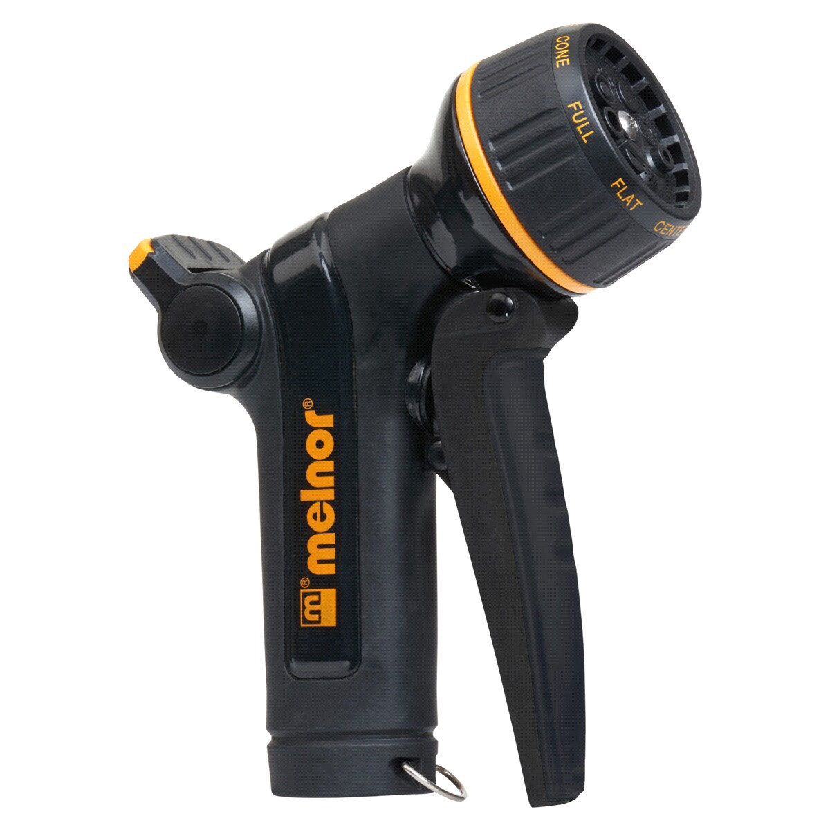 slide 1 of 2, Melnor Front-Trigger Metal 8-Pattern Nozzle, 1 ct