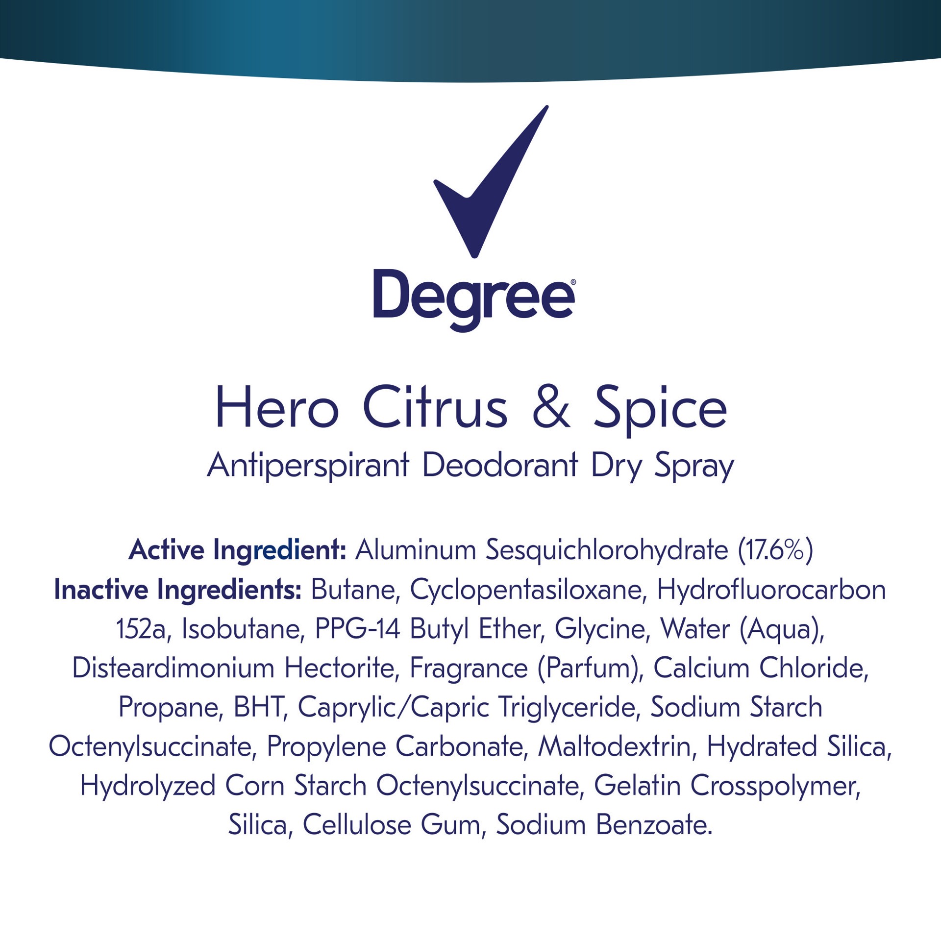 slide 2 of 4, Degree Antiperspirant Deodorant Spray Hero, 3.8 oz, 3.8 oz