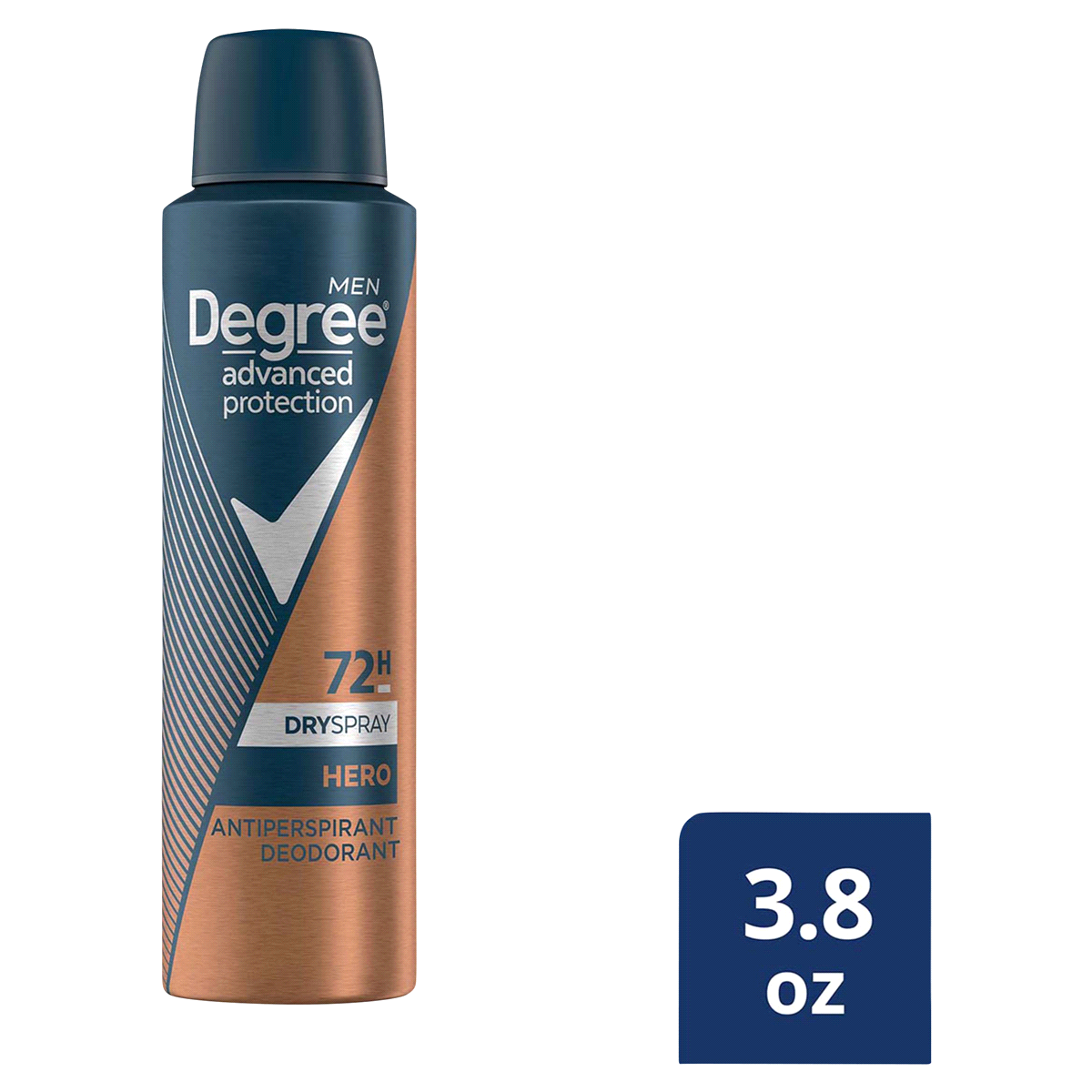 slide 1 of 1, Degree Men Advanced Protection Victory Juniper & Vanilla Antiperspirant Deodorant Dry Spray, 3.8 oz