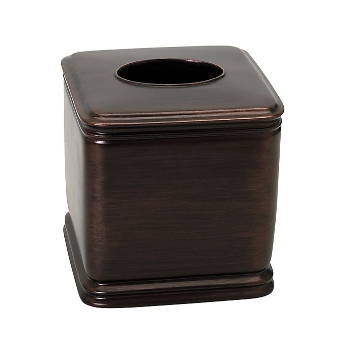 slide 1 of 2, India Ink Winston Boutique Tissue Box Cover - Oil Rubbed Bronze, 1 ct