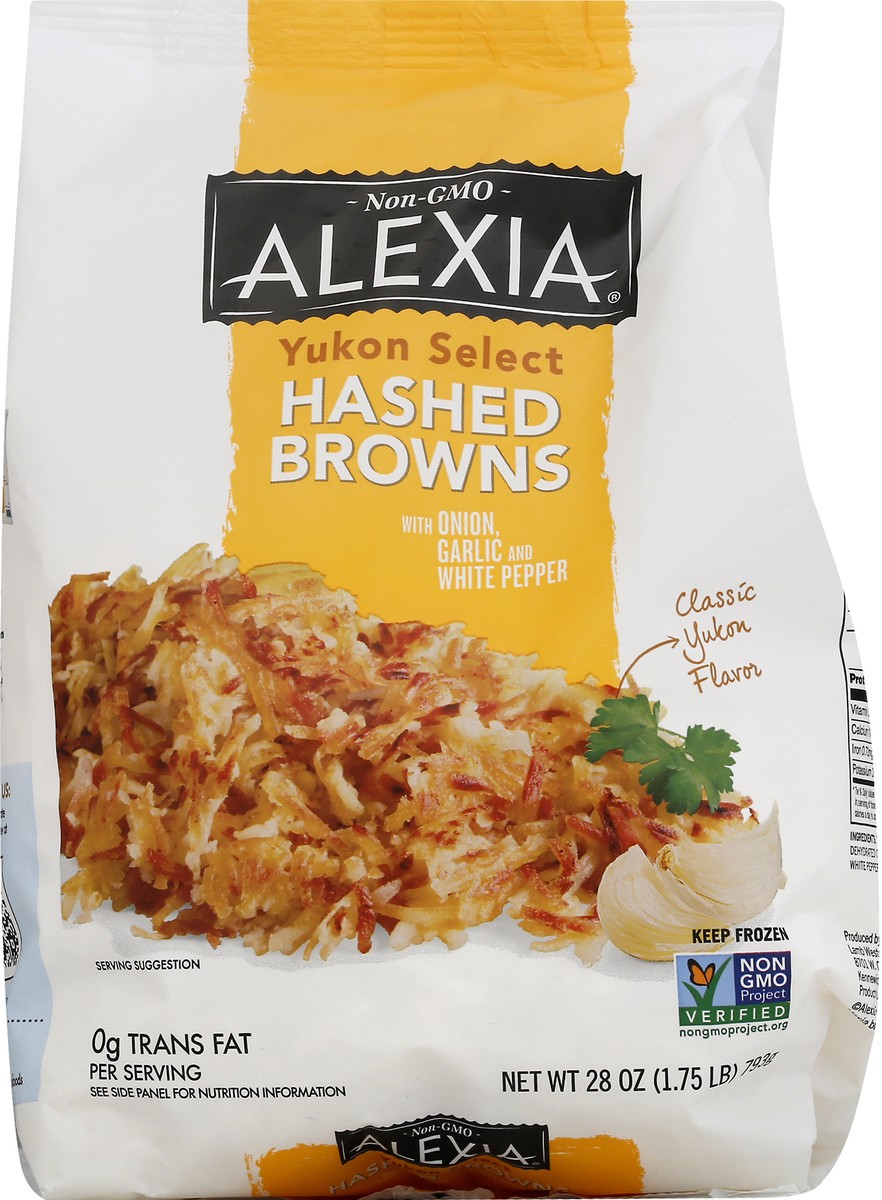 slide 4 of 13, Alexia® frozen Yukon select hashed browns, 28 oz