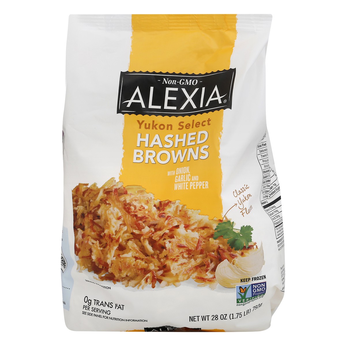 slide 1 of 13, Alexia® frozen Yukon select hashed browns, 28 oz