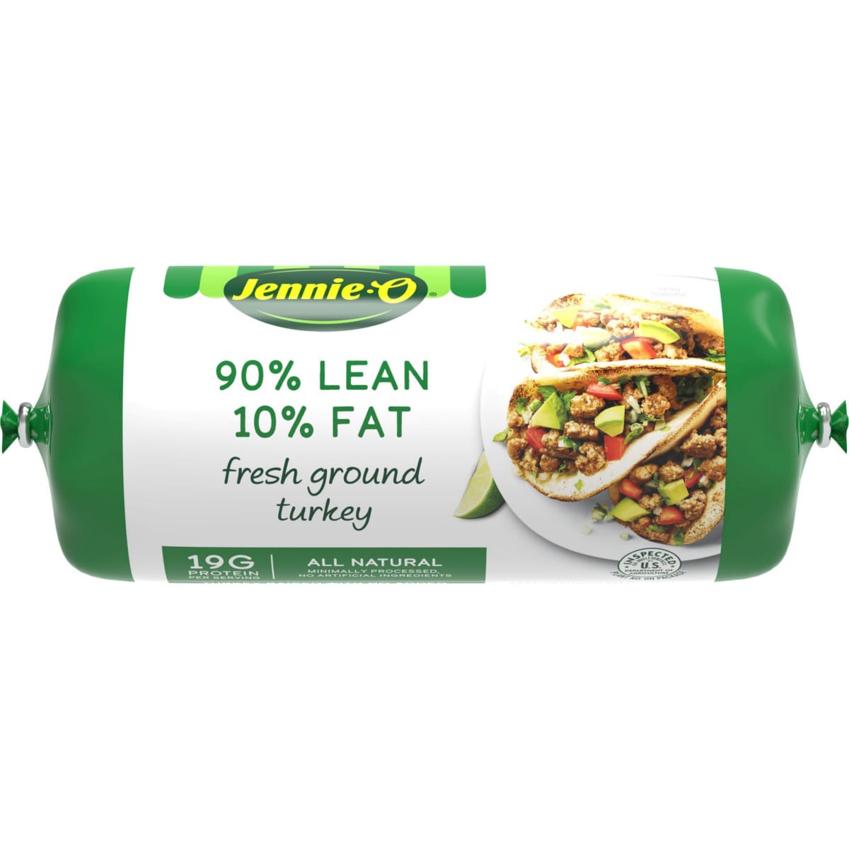 slide 1 of 17, JENNIE O TURKEY STORE Jennie-O 90% Lean Fresh Ground Turkey Chub, 48 oz