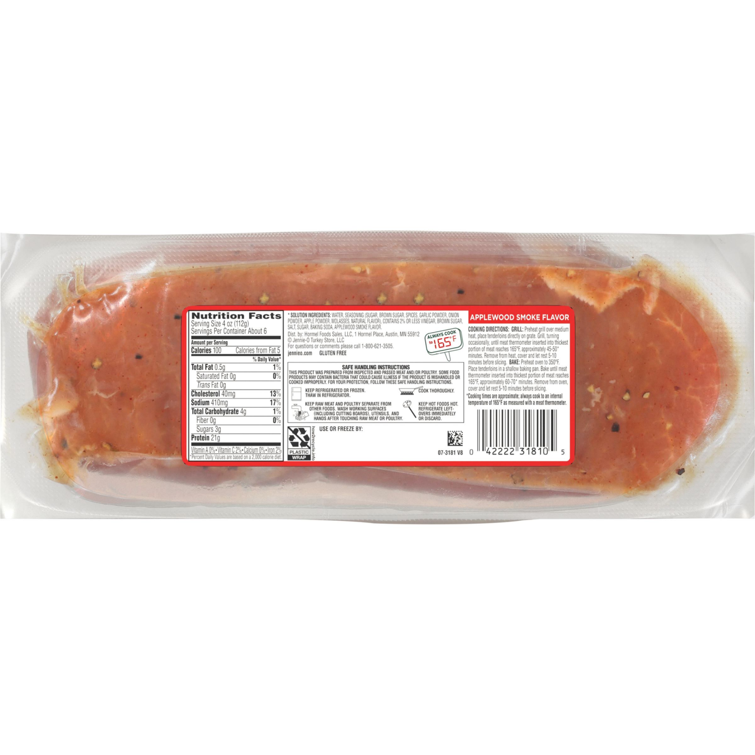 slide 2 of 6, Jennie-O Applewood Smoke Turkey Breast Tenderloins, 24 oz