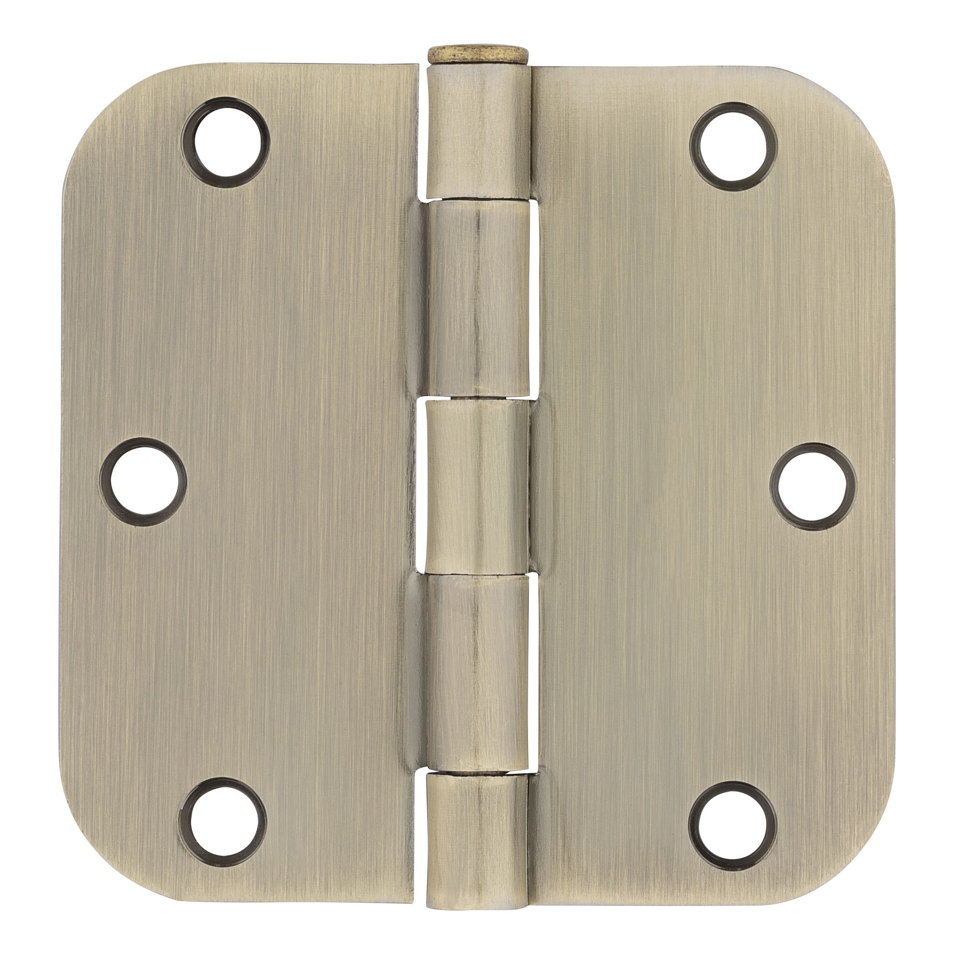 slide 2 of 6, RELIABILT 3-1/2-in H x 5/8-in Radius Gold Mortise Interior Door Hinge, 1 ct