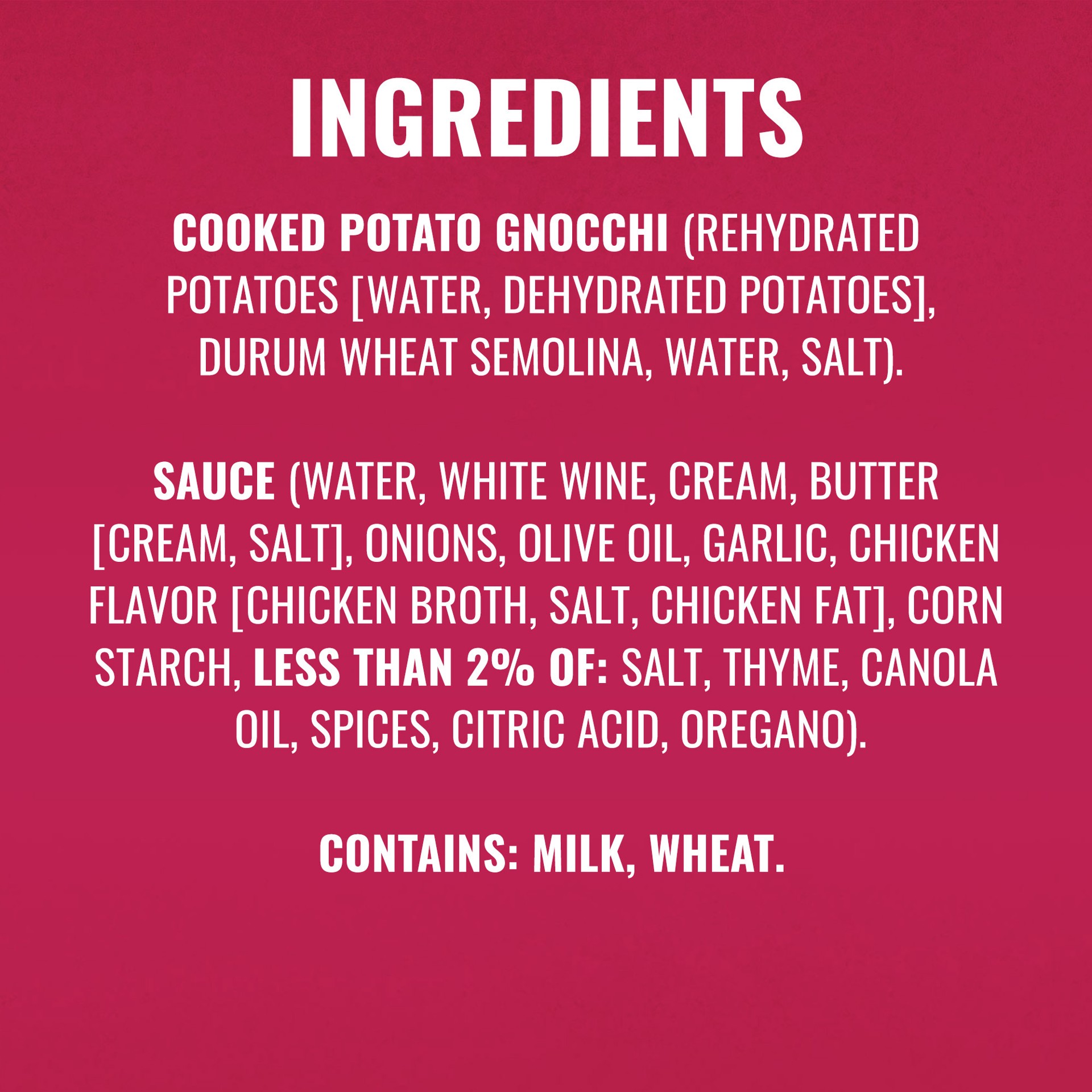 slide 5 of 5, Bertolli Pasta Sides Herb Gnocchi, 13 oz