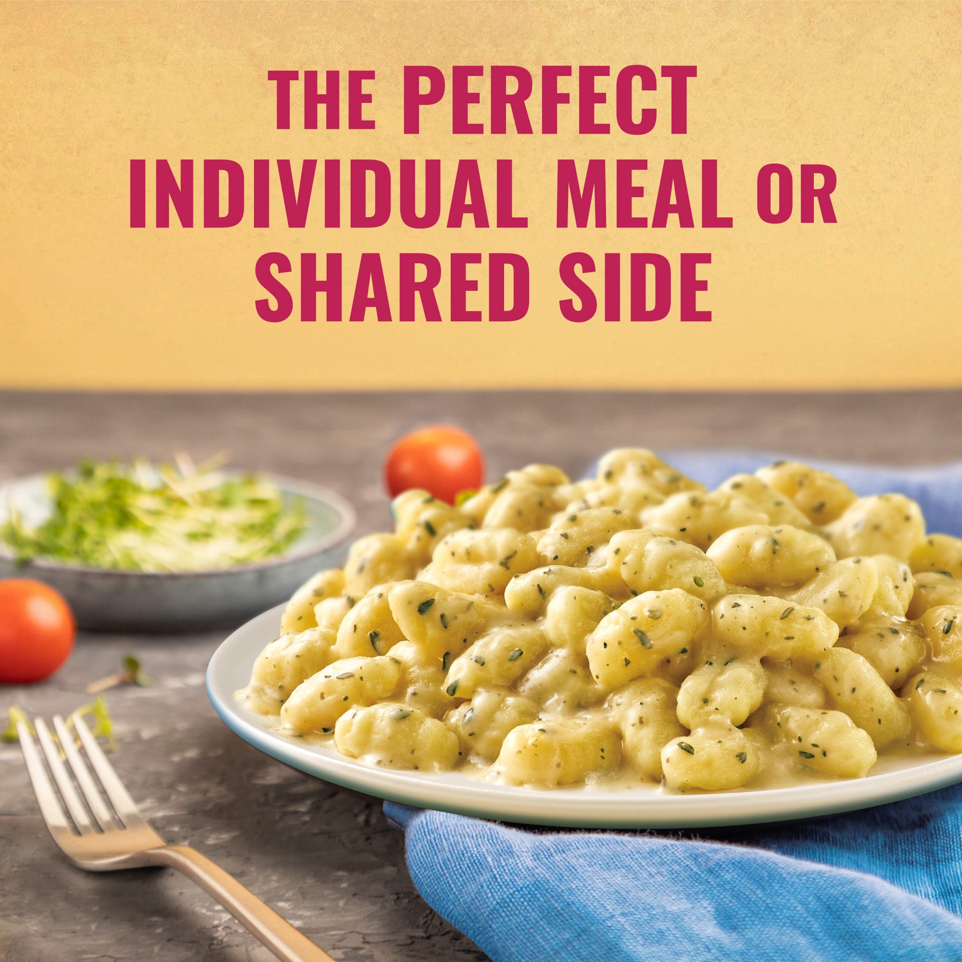 slide 3 of 5, Bertolli Pasta Sides Herb Gnocchi, 13 oz