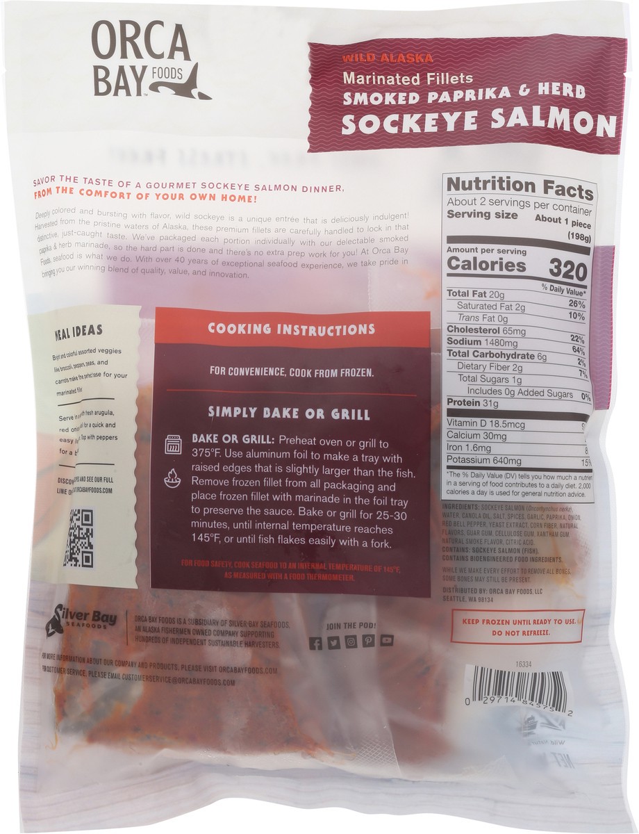 slide 5 of 13, Orca Bay Foods Smoked Paprika & Herb Sockeye Salmon 16 oz, 16 oz