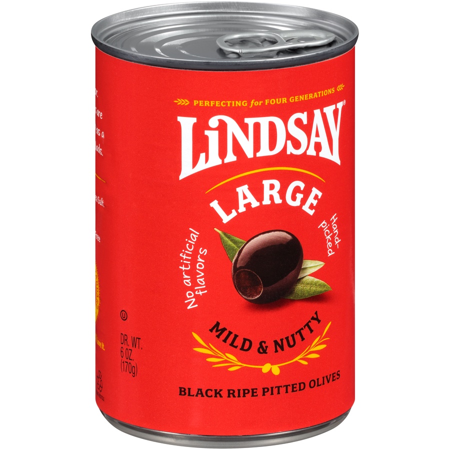 slide 2 of 8, Lindsay Olives California Black Ripe Pitted Large, 6 oz